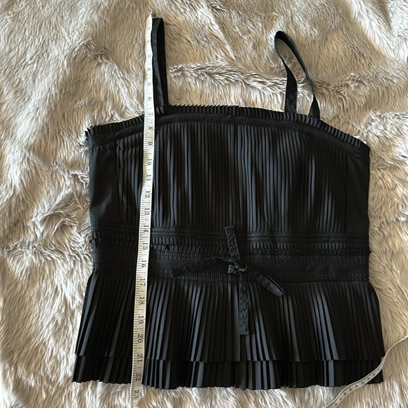 WHBM Pleated Poplin Bustier - Picture 7 of 11